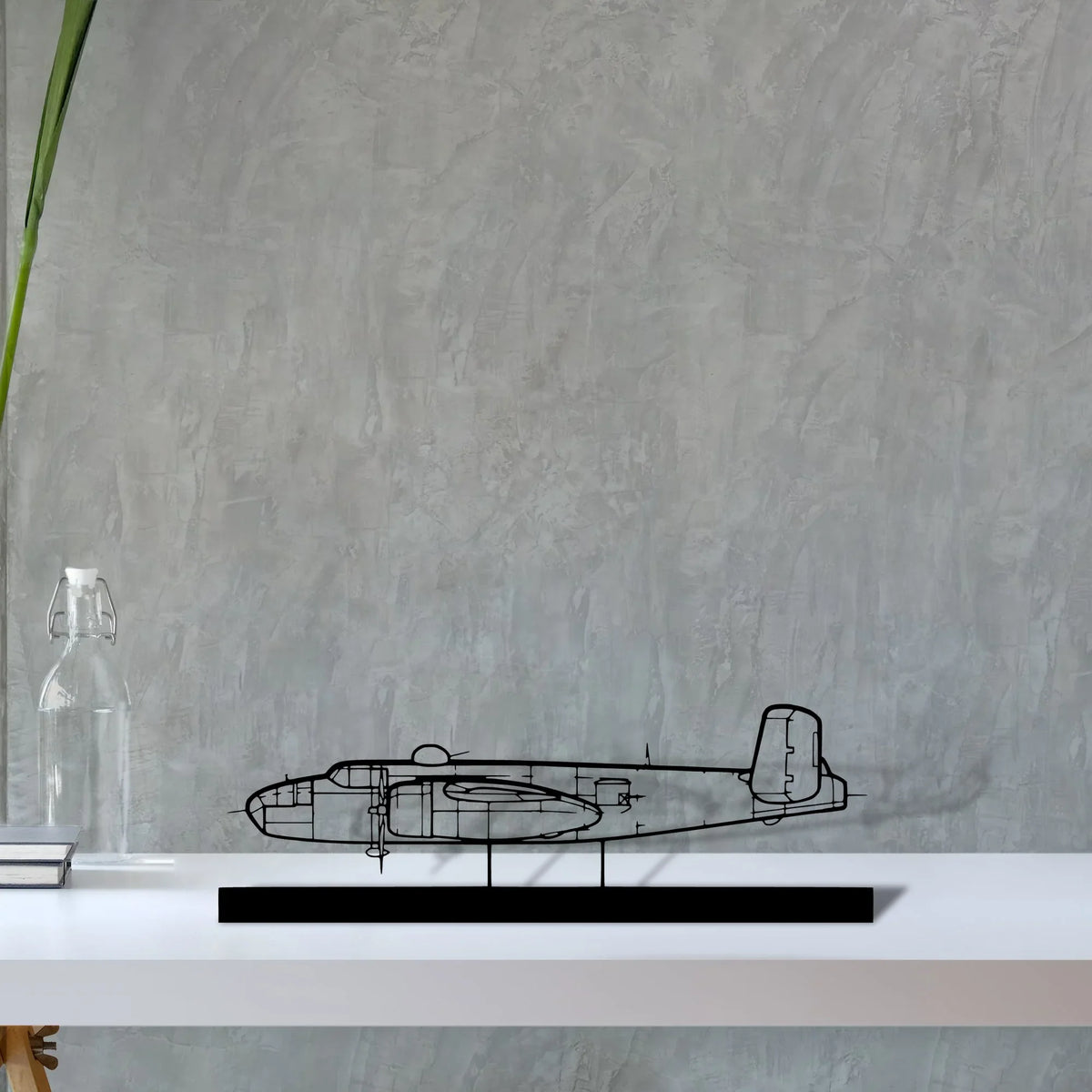 b25j-3 Silhouette Metal Art Stand - Tinvibe