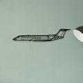 B25J 3 Classic Aircraft Silhouette Metal Wall Art - Tinvibe