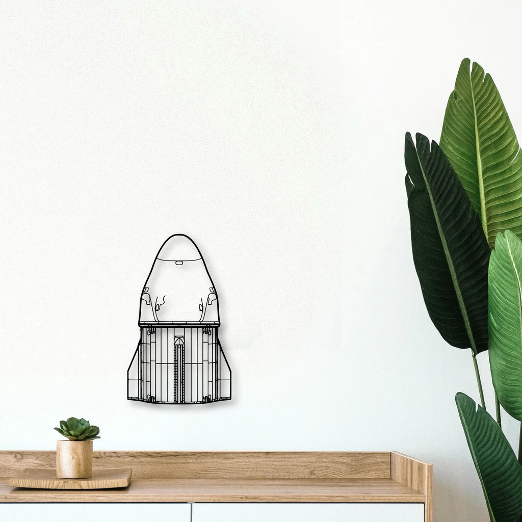 Baron 58 2 Classic Aircraft Silhouette Metal Wall Art - Tinvibe