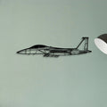 C182 Classic Aircraft Silhouette Metal Wall Art - Tinvibe