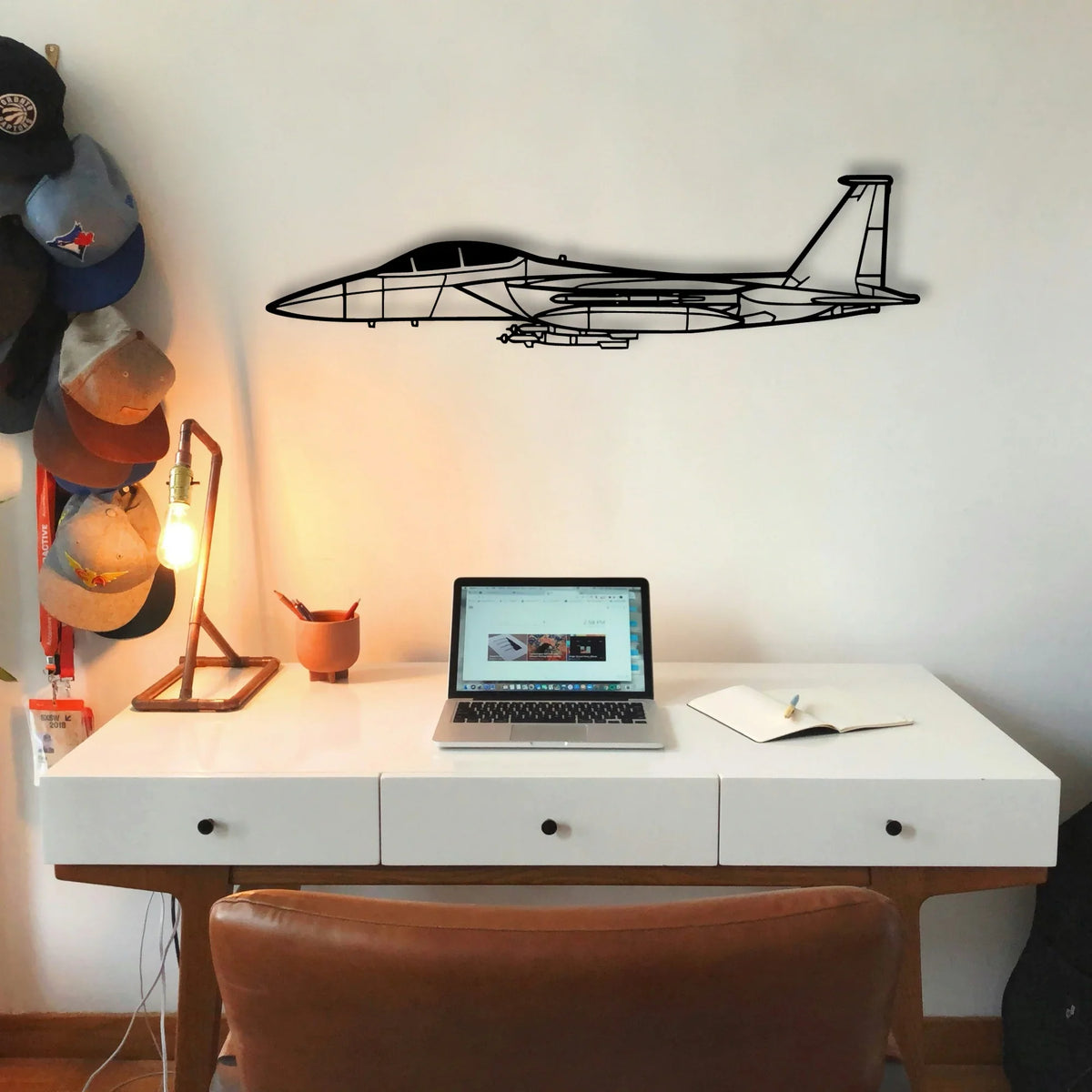 C182 Classic Aircraft Silhouette Metal Wall Art - Tinvibe