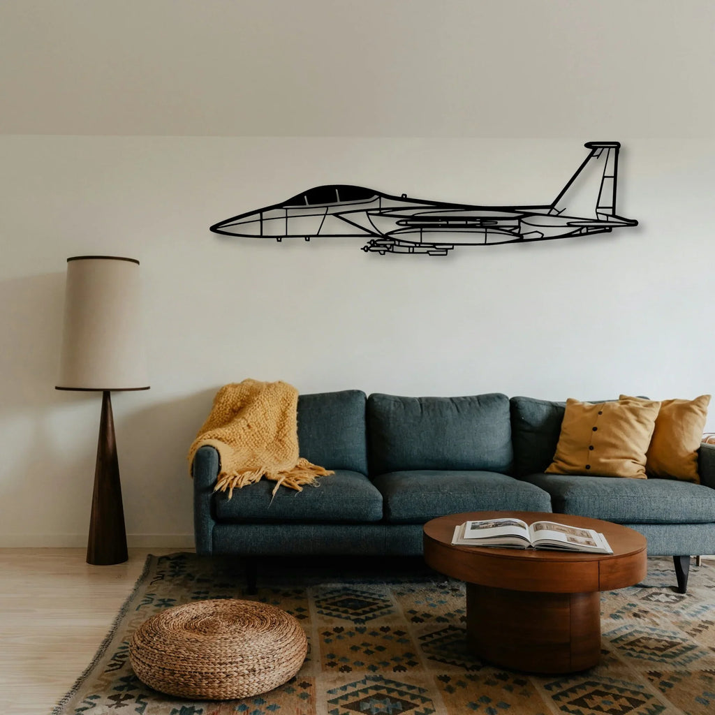 C182 Classic Aircraft Silhouette Metal Wall Art - Tinvibe