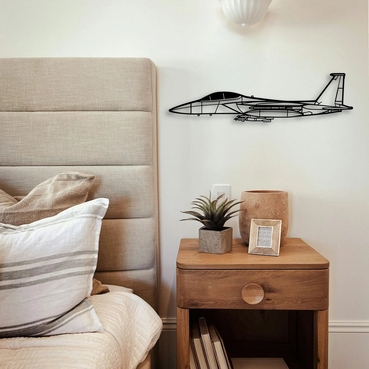 C182 Classic Aircraft Silhouette Metal Wall Art - Tinvibe