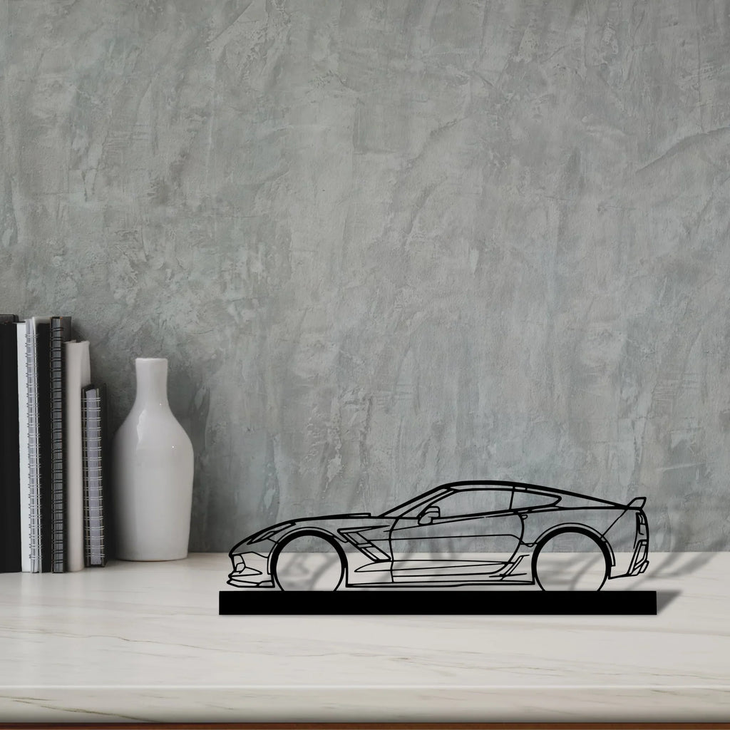 c7-gs-2017 Silhouette Metal Art Stand - Tinvibe