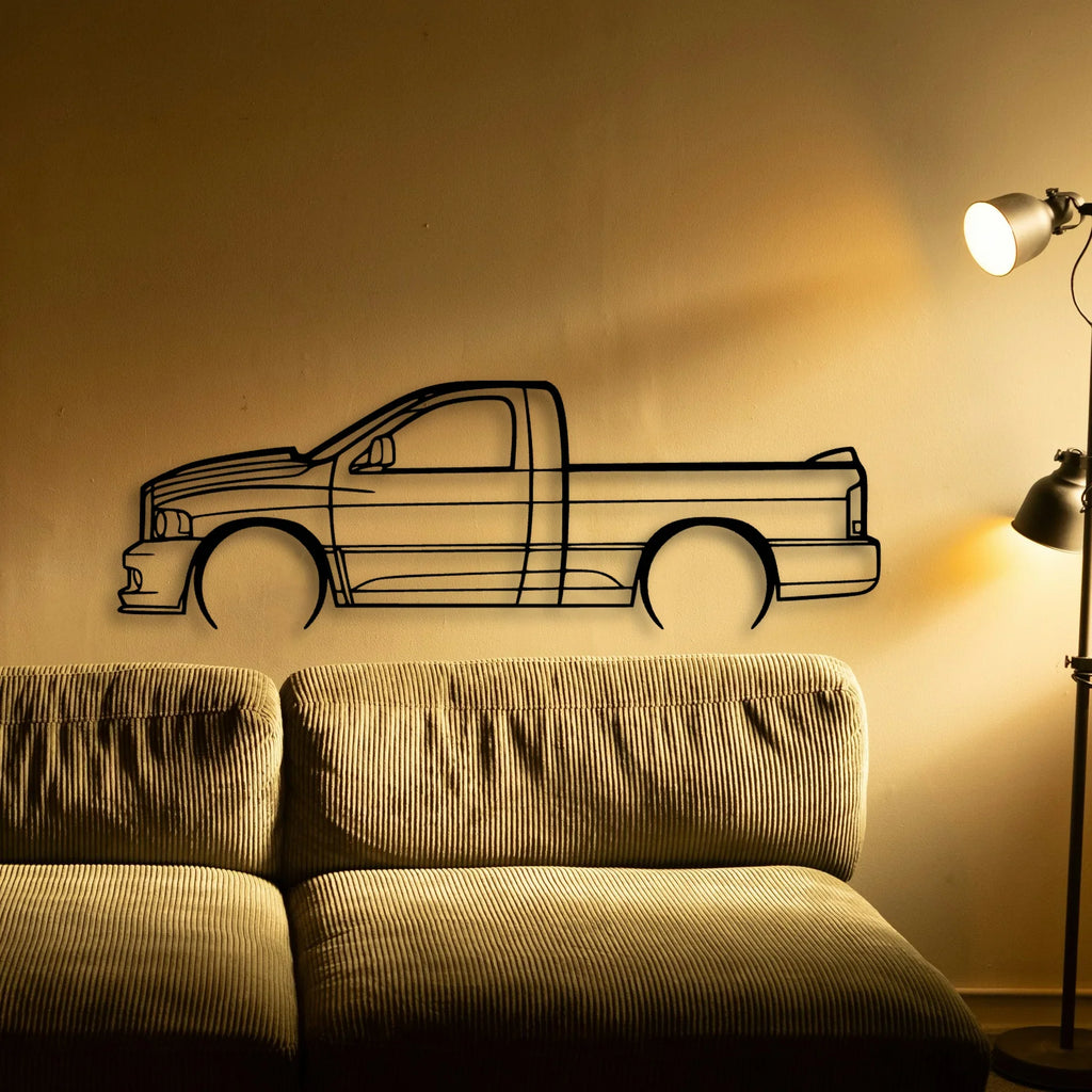 C Classic Silhouette Metal Wall Art - Tinvibe