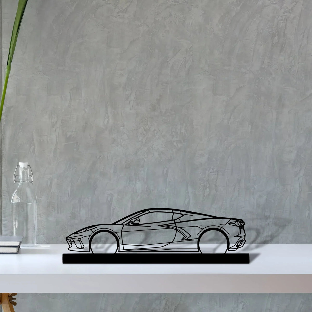 c8 Silhouette Metal Art Stand - Tinvibe