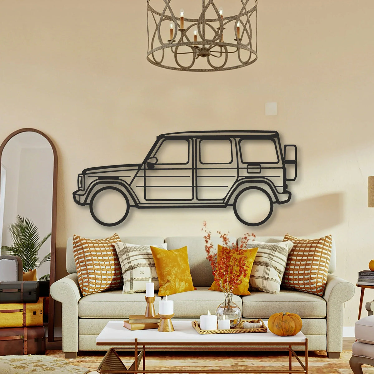 Class G Classic Silhouette Metal Wall Art - Tinvibe