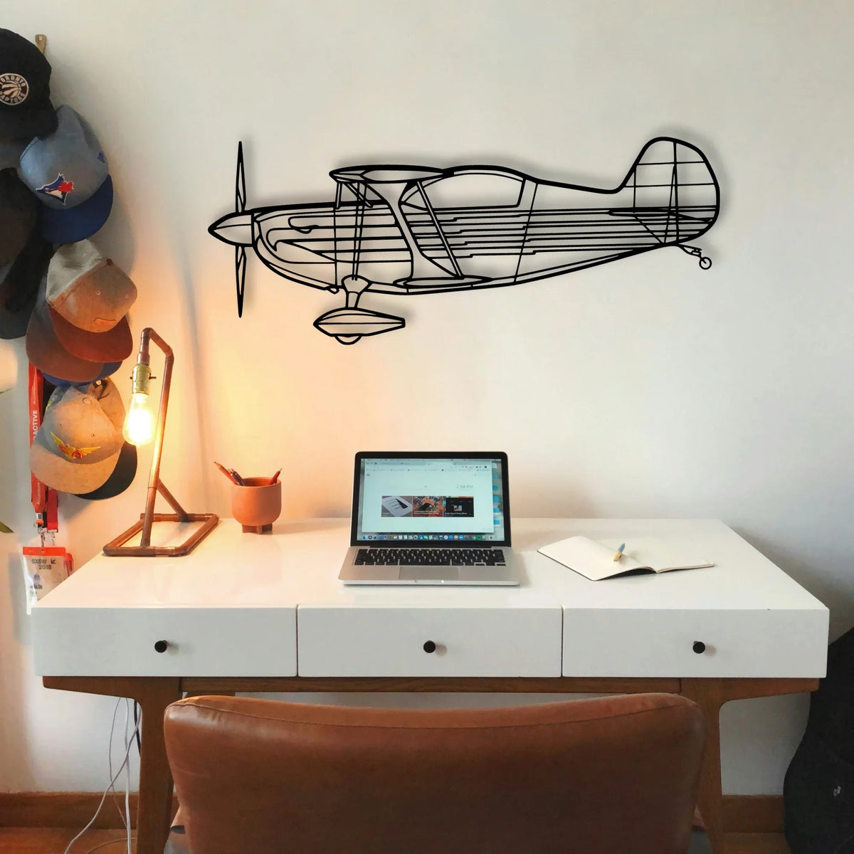 Dhc 6 Twin Otter Classic Aircraft Silhouette Metal Wall Art - Tinvibe