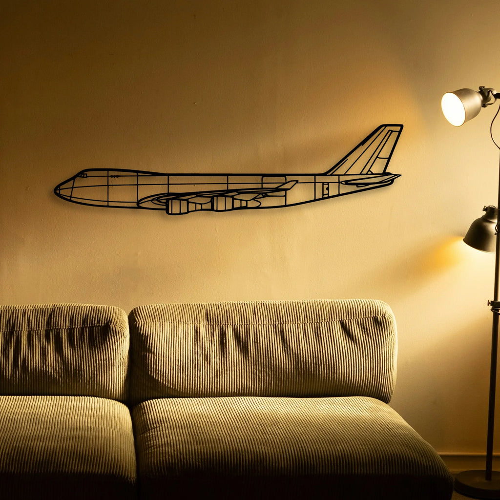 Douglas F 4D Classic Aircraft Silhouette Metal Wall Art - Tinvibe
