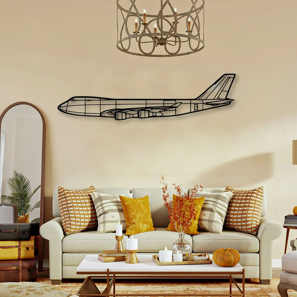 Douglas F 4D Classic Aircraft Silhouette Metal Wall Art - Tinvibe