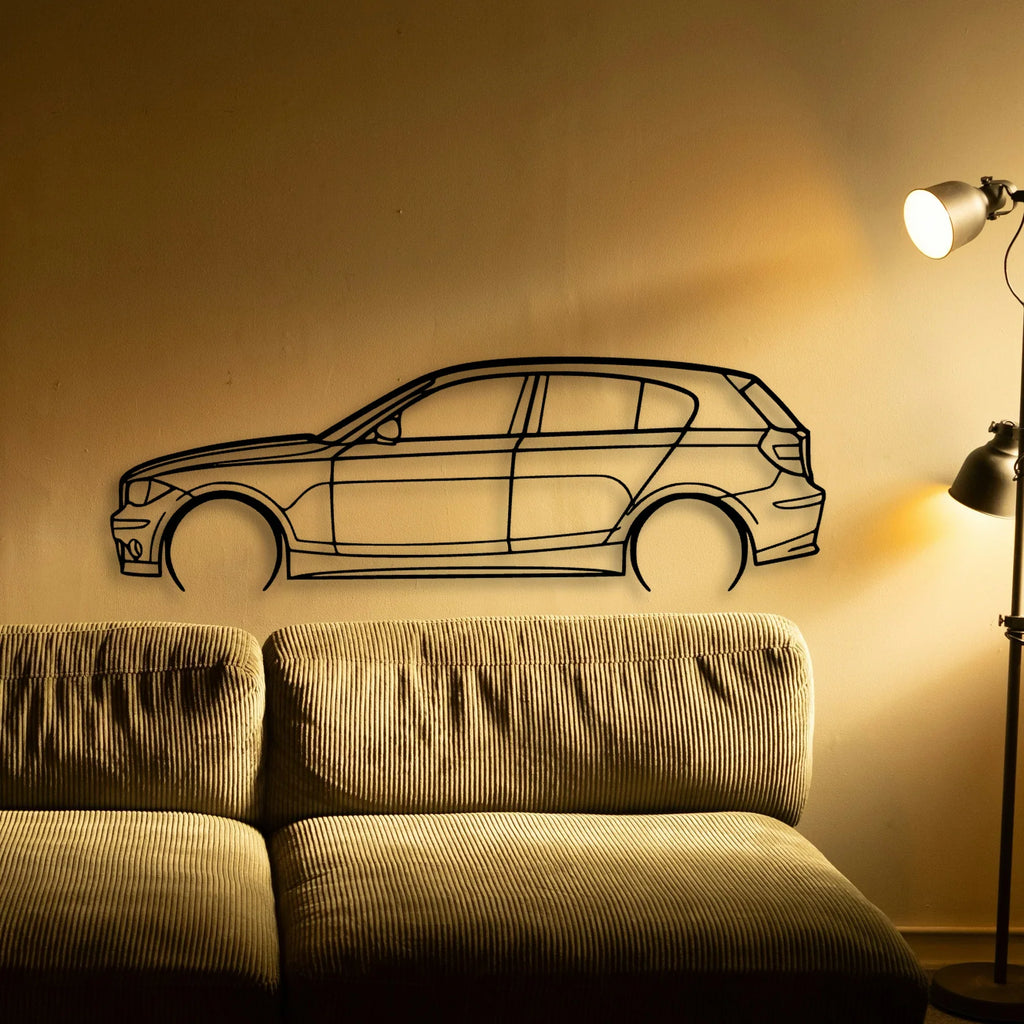 E87 Classic Silhouette Metal Wall Art - Tinvibe