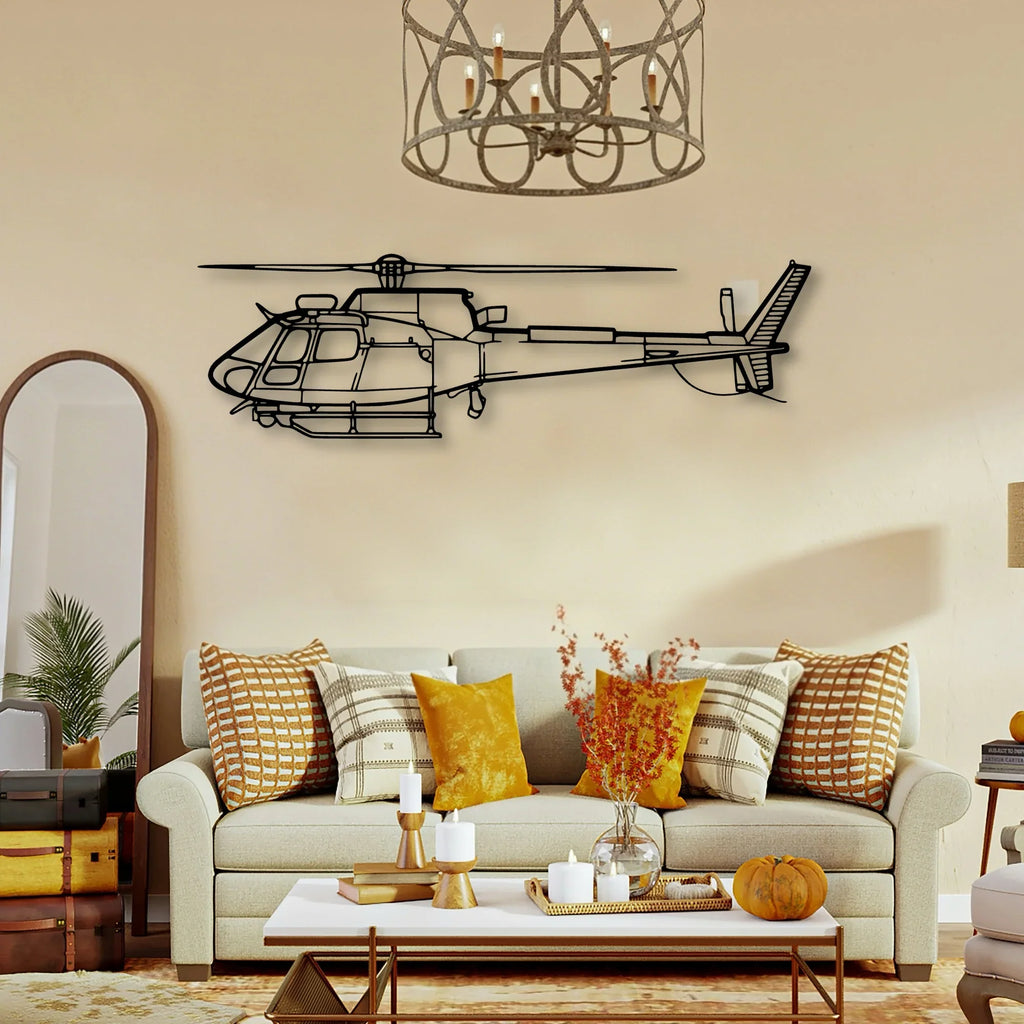 F 16C Block 50 Classic Aircraft Silhouette Metal Wall Art - Tinvibe