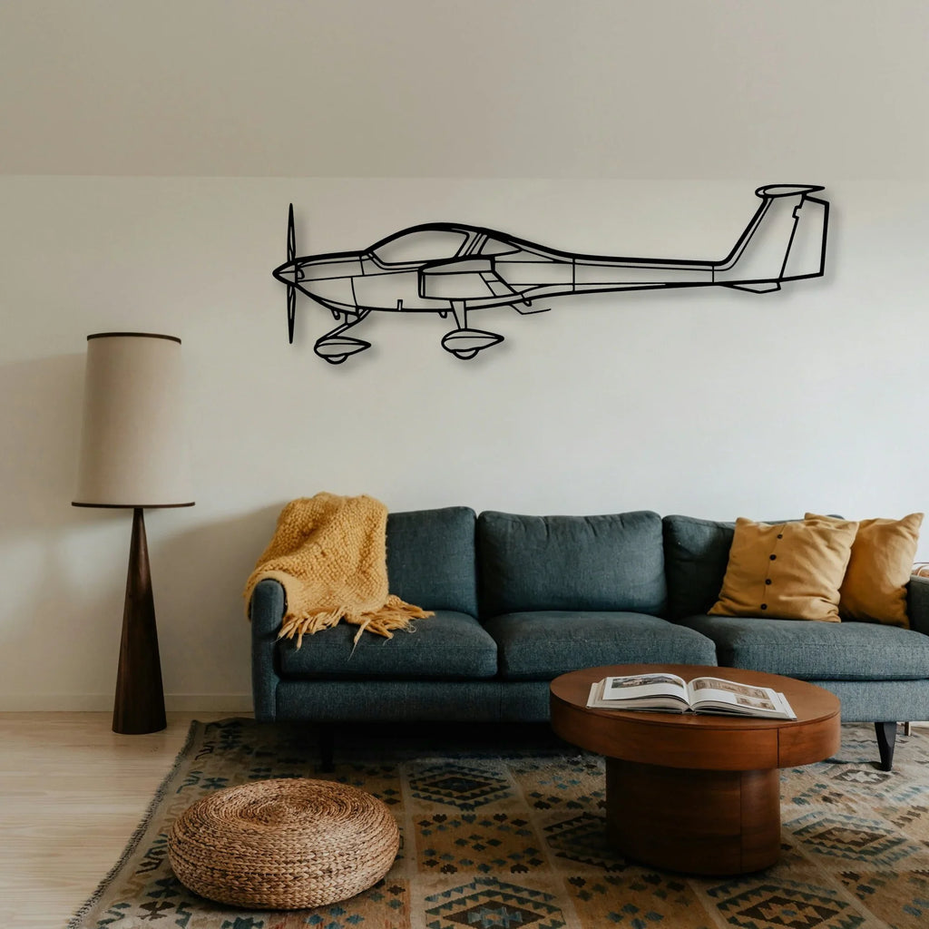 F6F Hellcat Classic Aircraft Silhouette Metal Wall Art - Tinvibe