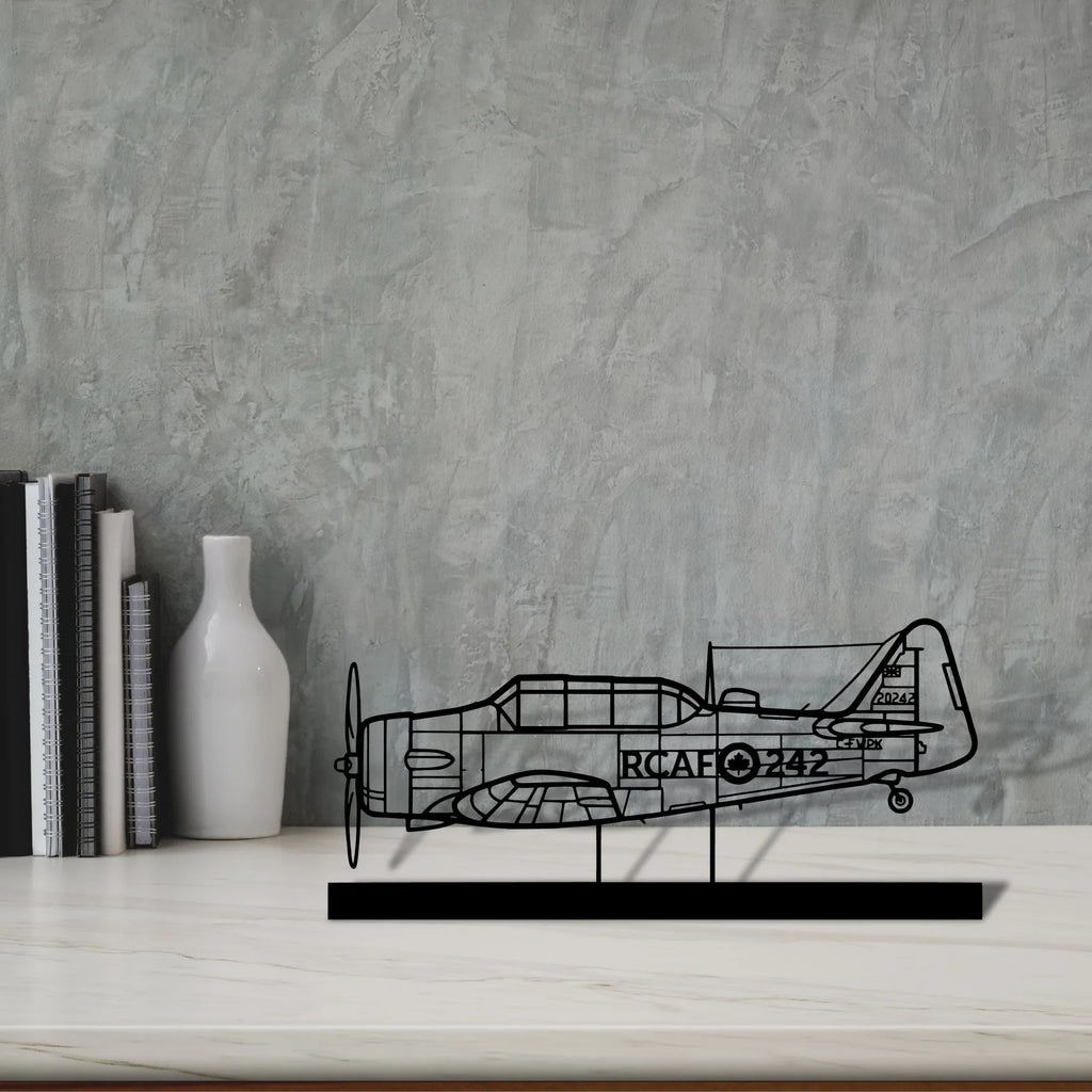 harvard-2 Silhouette Metal Art Stand - Tinvibe