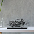 k1100-cafe-racer Silhouette Metal Art Stand - Tinvibe