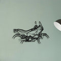 Ktm 990 Classic Motorcycle Silhouette Metal Wall Art - Tinvibe