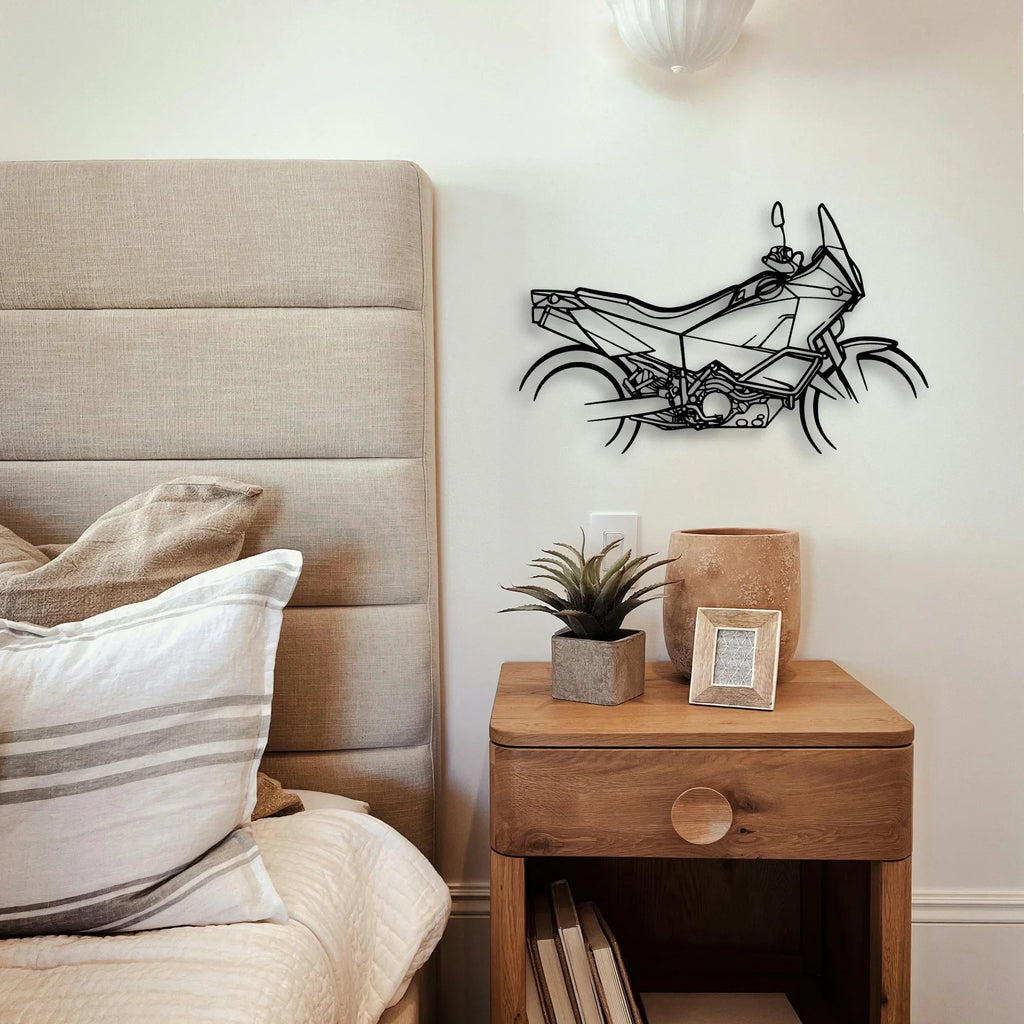 Ktm 990 Classic Motorcycle Silhouette Metal Wall Art - Tinvibe
