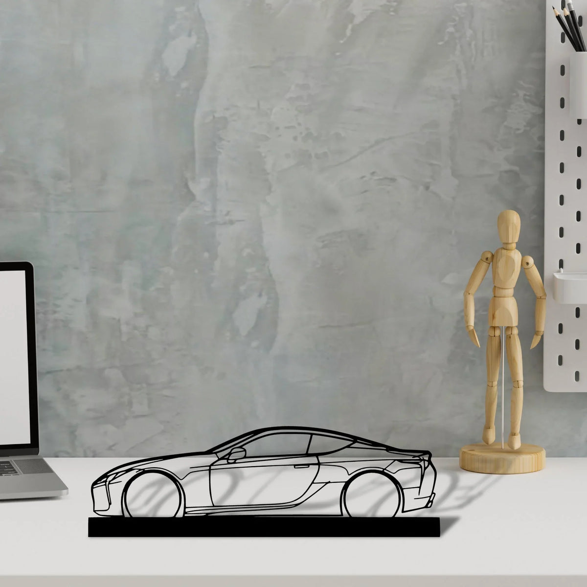 lc Silhouette Metal Art Stand - Tinvibe