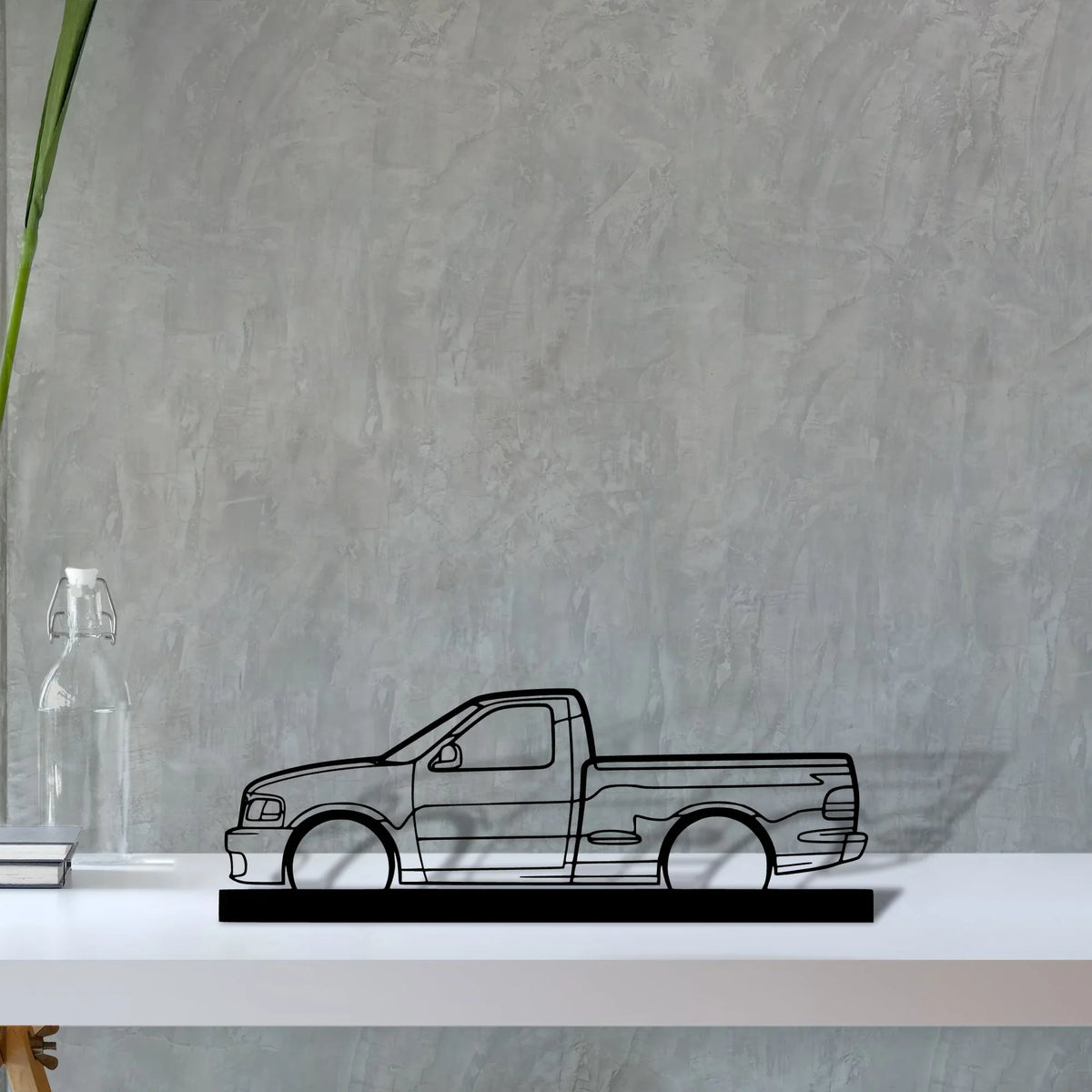 lightning-sv-f150-2004 Silhouette Metal Art Stand - Tinvibe
