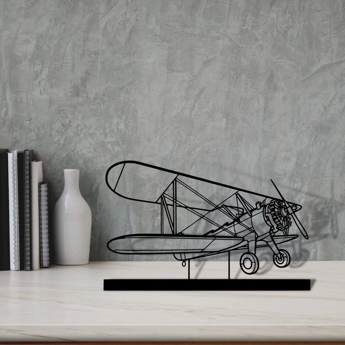 model-75-2 Silhouette Metal Art Stand - Tinvibe