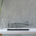 p-47d Silhouette Metal Art Stand - Tinvibe