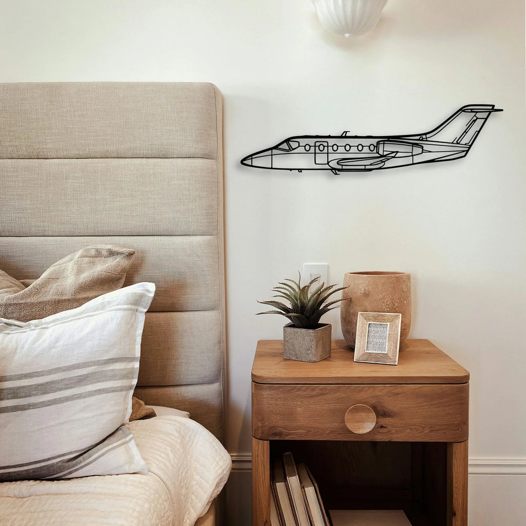 Phenom 300 Classic Aircraft Silhouette Metal Wall Art - Tinvibe
