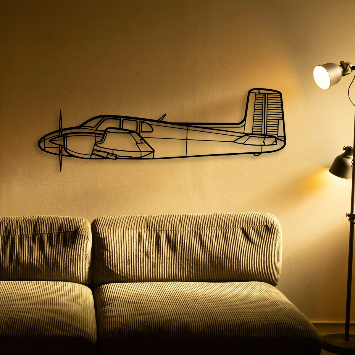 R3000 160 Classic Aircraft Silhouette Metal Wall Art - Tinvibe