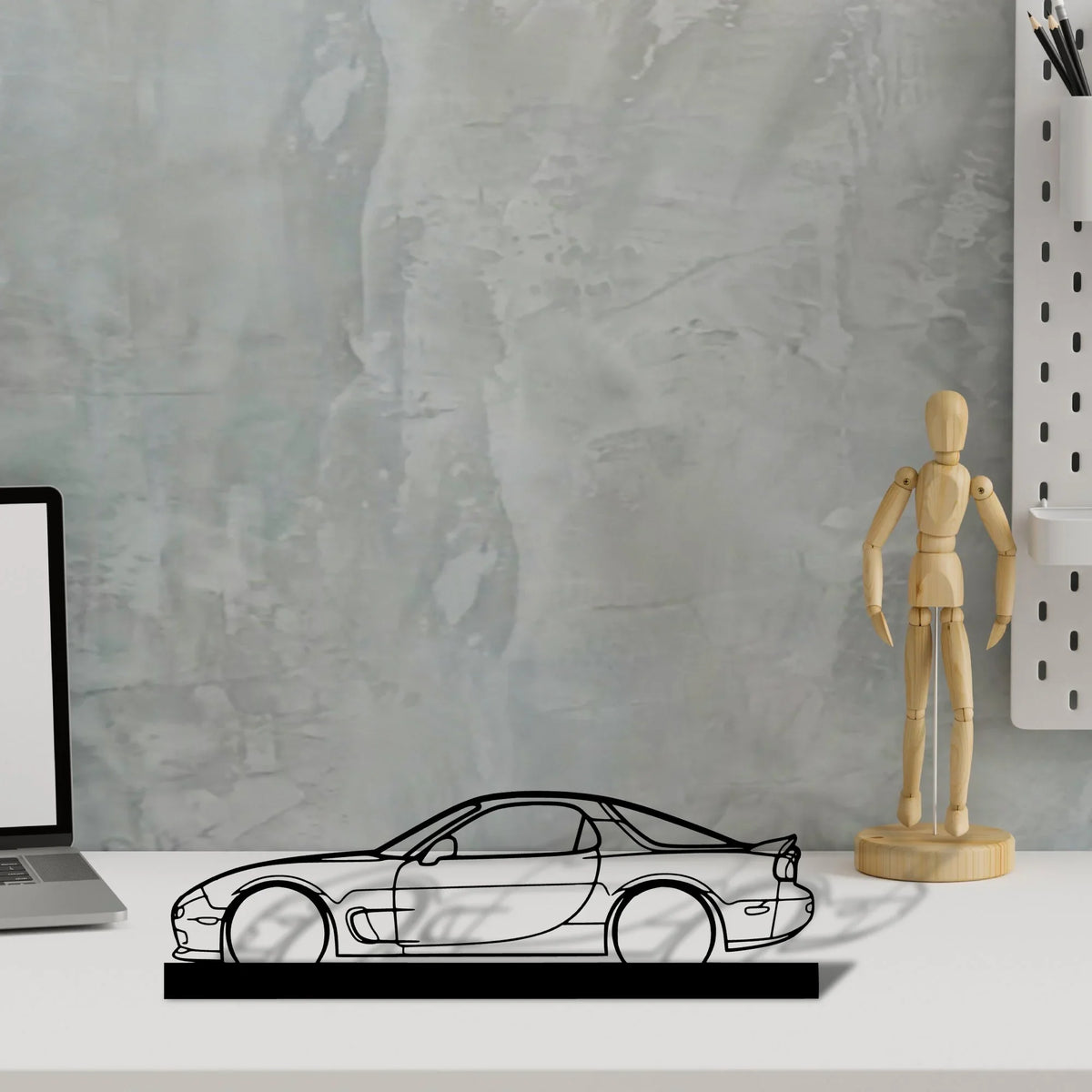 rx7-r1 Silhouette Metal Art Stand - Tinvibe
