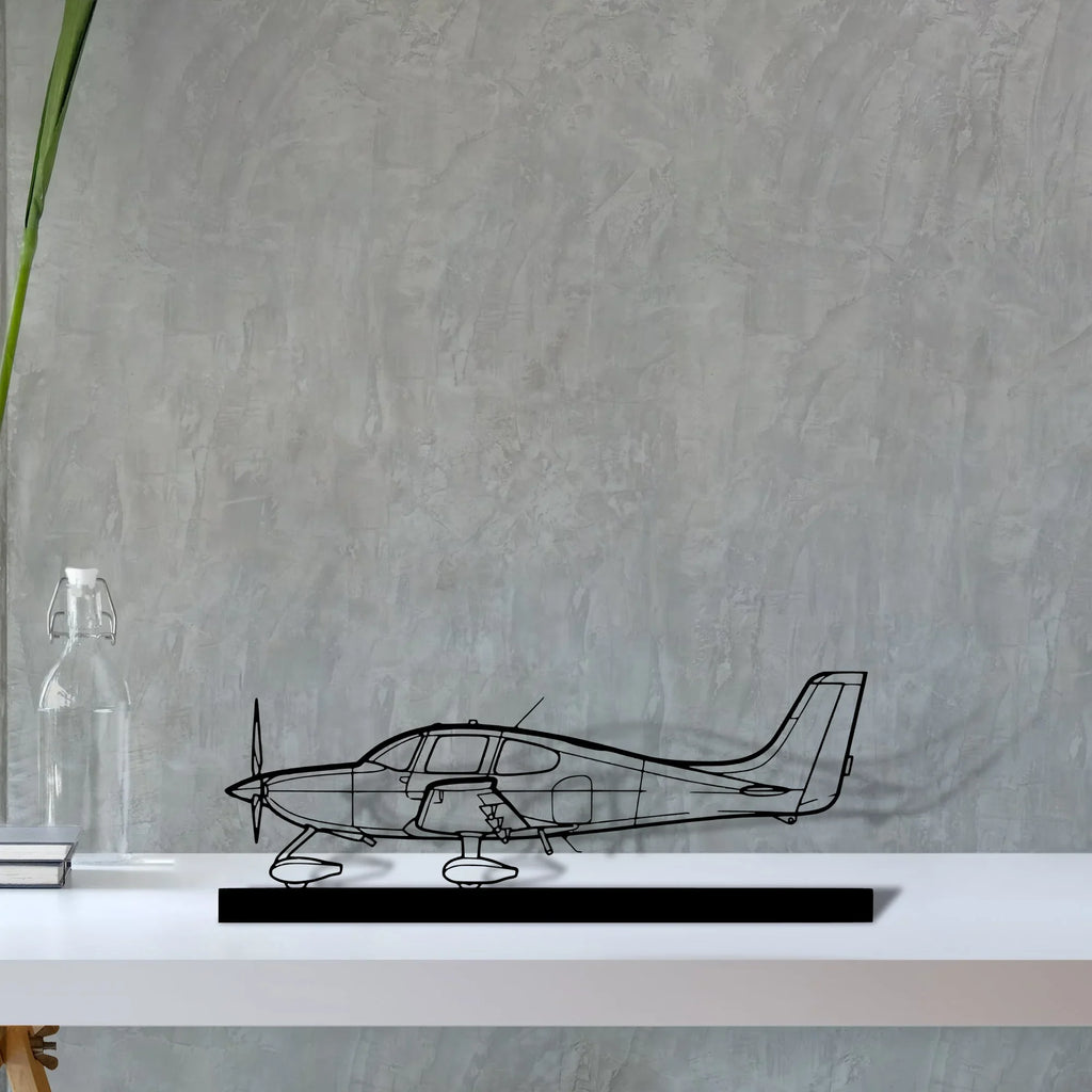 sr22 Silhouette Metal Art Stand - Tinvibe