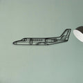 Stearman 75 Classic Aircraft Silhouette Metal Wall Art - Tinvibe