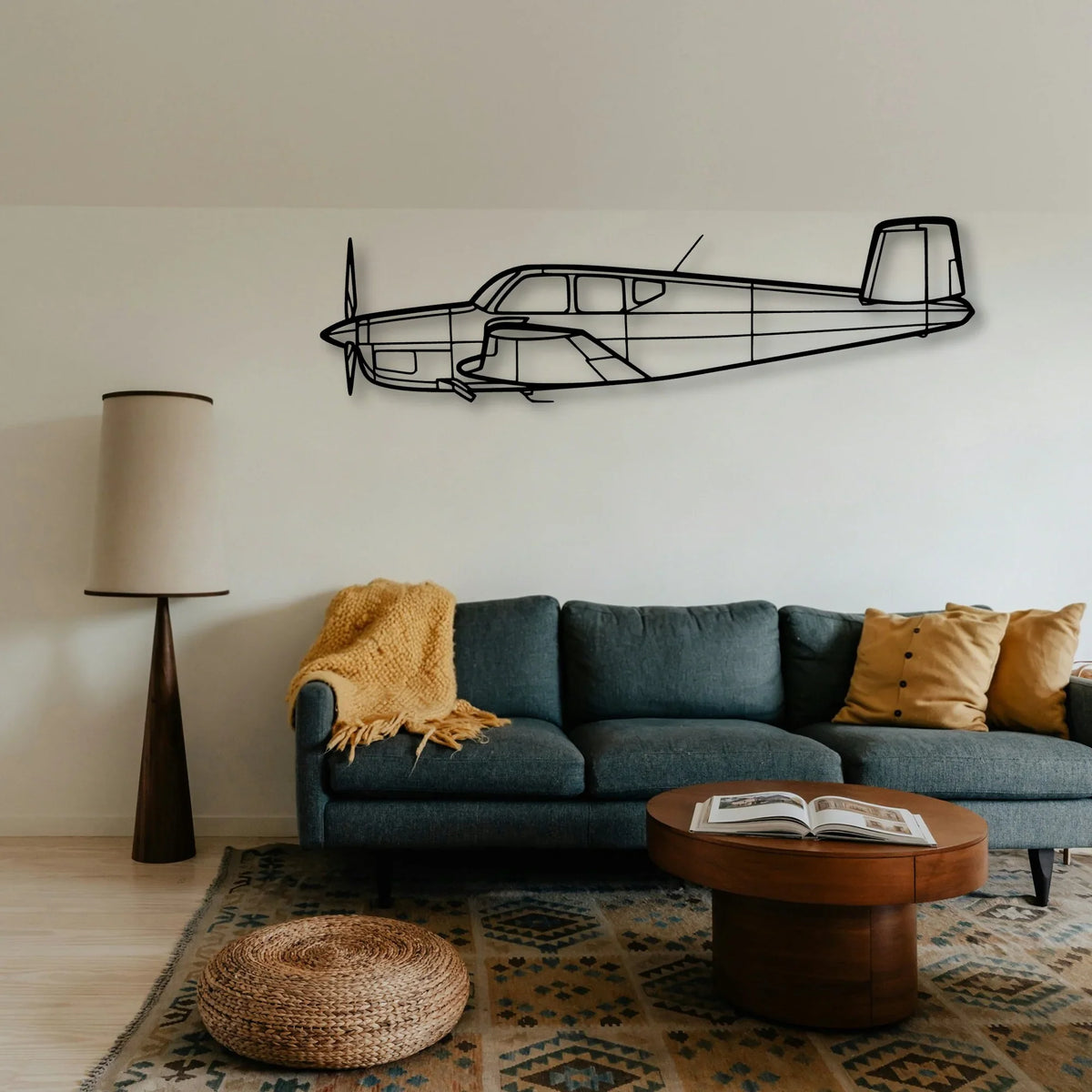 Ta 152H 1 Classic Aircraft Silhouette Metal Wall Art - Tinvibe