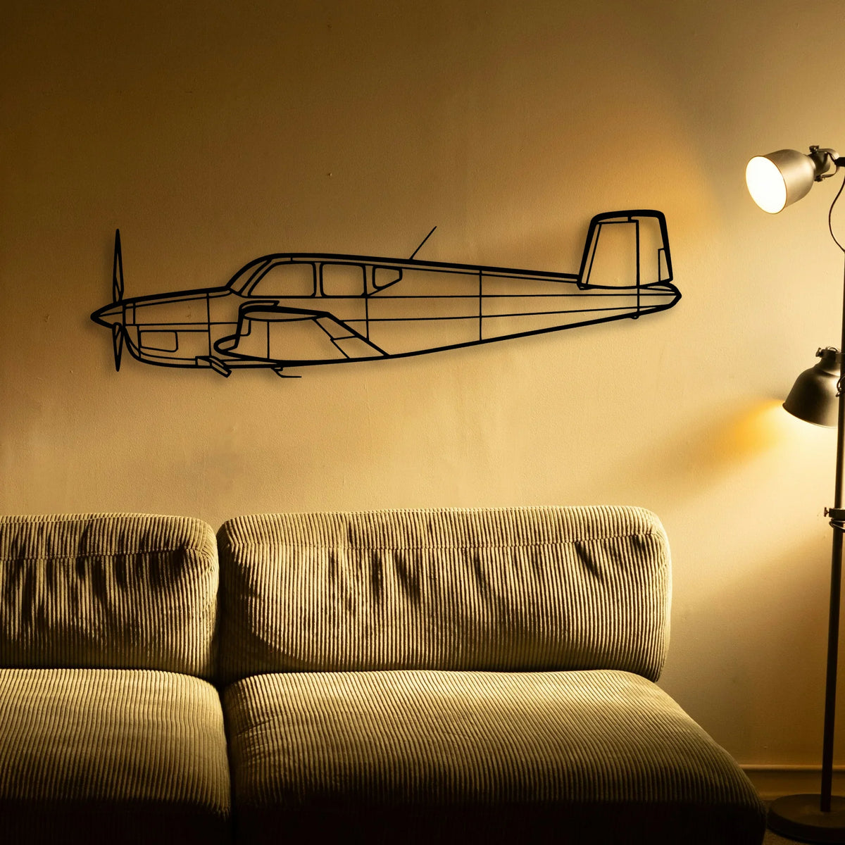 Ta 152H 1 Classic Aircraft Silhouette Metal Wall Art - Tinvibe