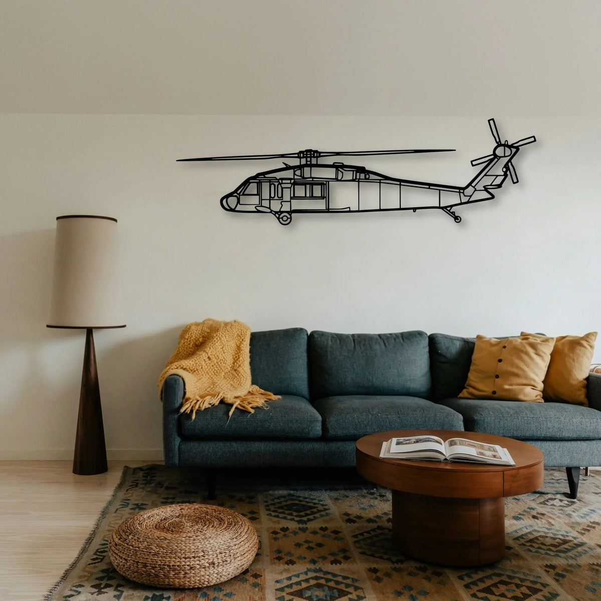 Tbm 3N Classic Aircraft Silhouette Metal Wall Art - Tinvibe