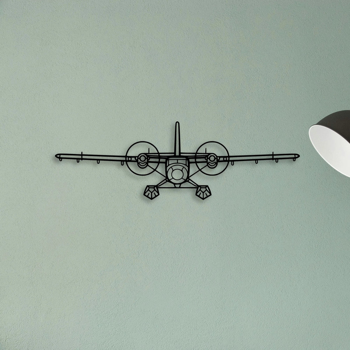 Tbm 850 Classic Aircraft Silhouette Metal Wall Art - Tinvibe