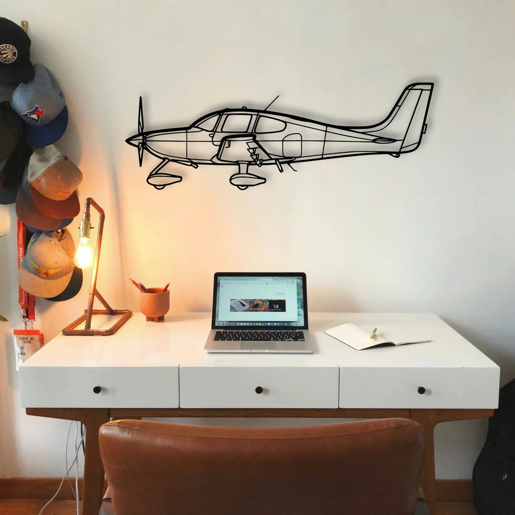 Tempest Mk V Classic Aircraft Silhouette Metal Wall Art - Tinvibe