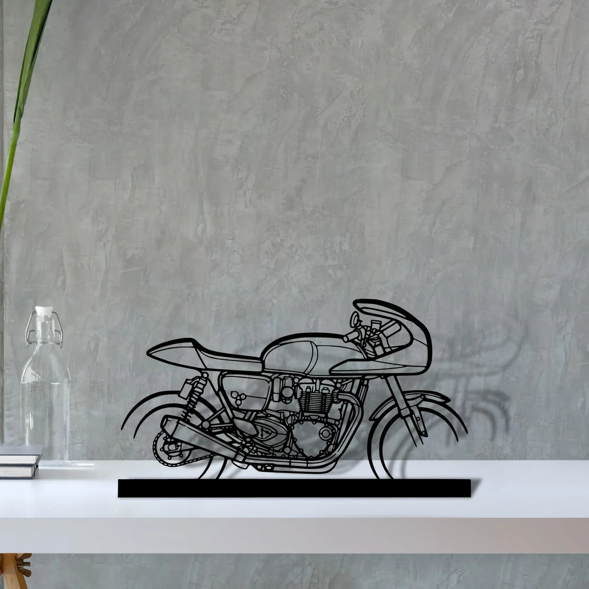 thruxton-tfc Silhouette Metal Art Stand - Tinvibe