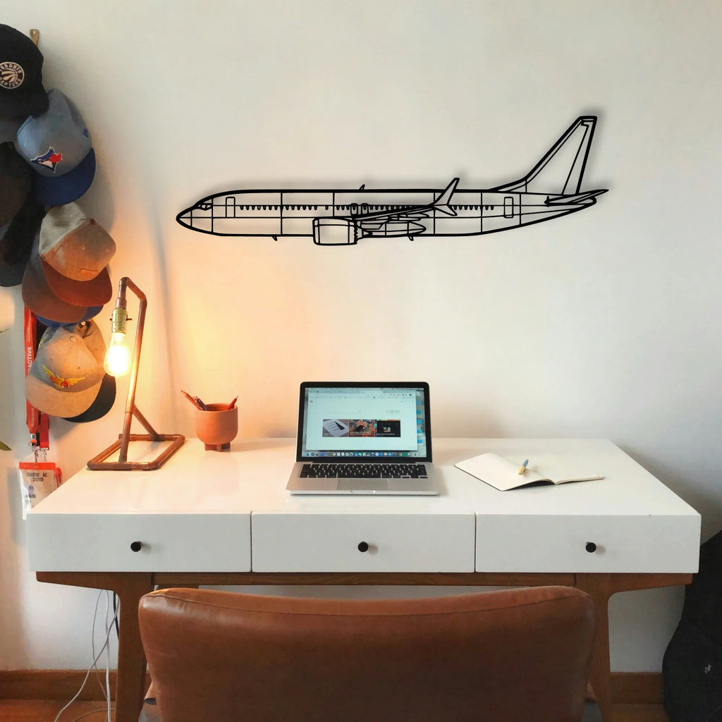Tornado 6 Classic Aircraft Silhouette Metal Wall Art - Tinvibe