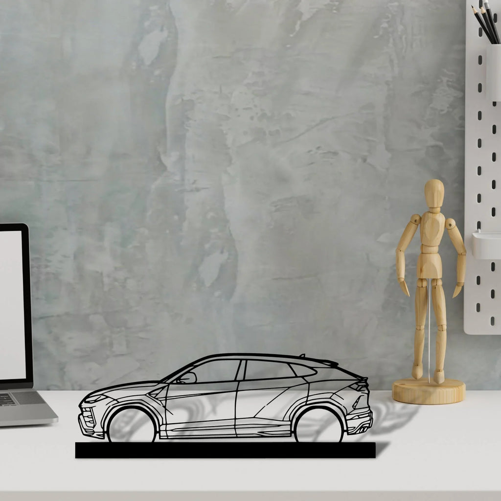 urus Silhouette Metal Art Stand - Tinvibe